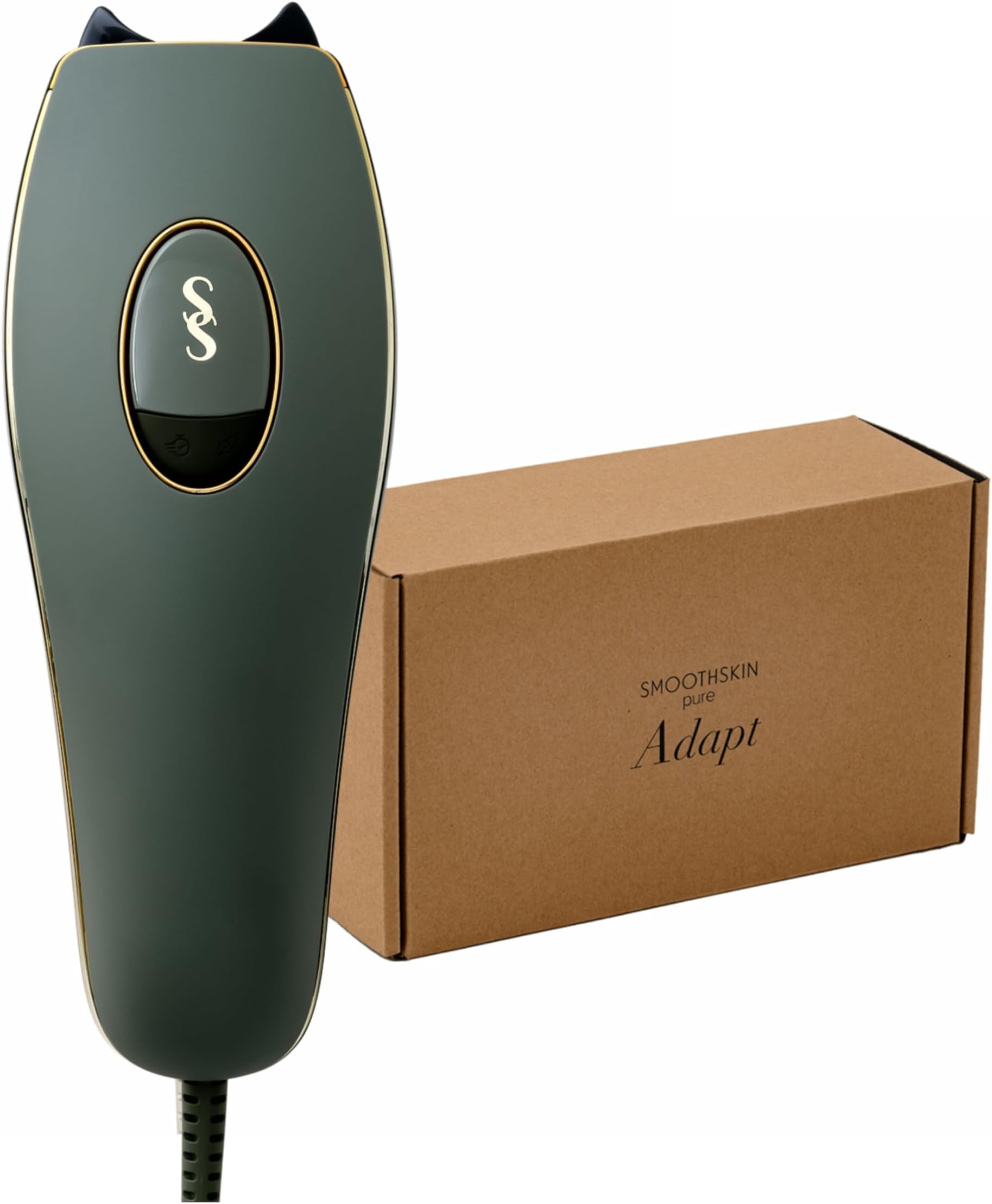 SmoothSkin Pure Adapt Green IPL Laser Hair Removal Device for Women & Men, Pure Fit Upgrade; Long-Lasting Hair Reduction, for Body & Face, Home Hair Removal, Alternative to Laser & Bikini Shaver