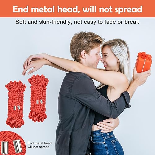 Miniatura 6 de Paquete de 2 cuerdas de seda suave, agradable a la piel, cuerda torcida de nailon trenzado de nailon, cuerda agradable a la piel, cuerda brillante