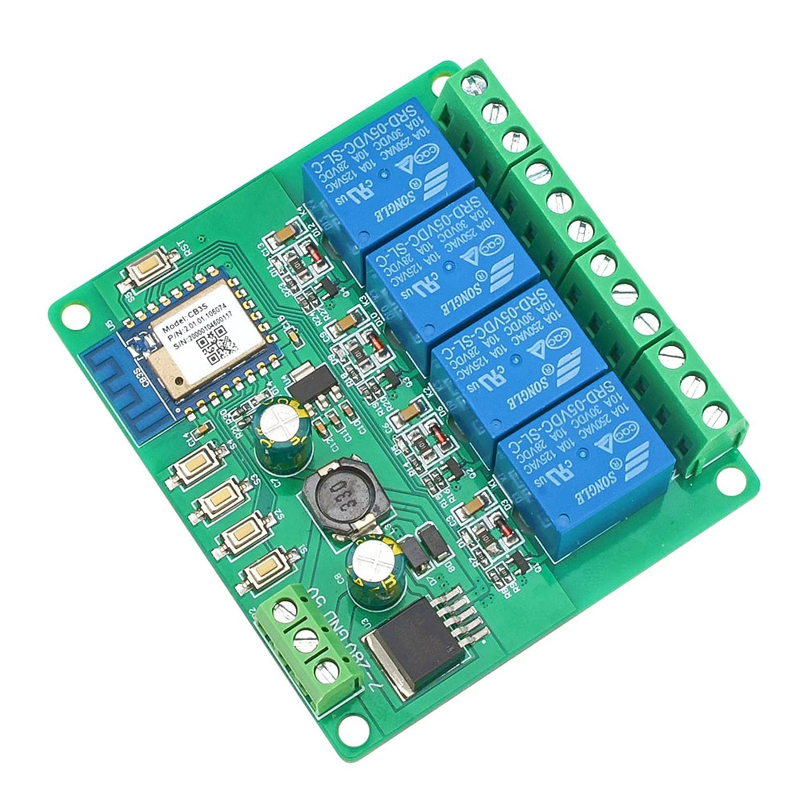Tuya App Modulo interruttore WiFi wireless relè remoto 4CH DC 12V 24V 5V AC 220V 250V 4 canali APP Smart Switch