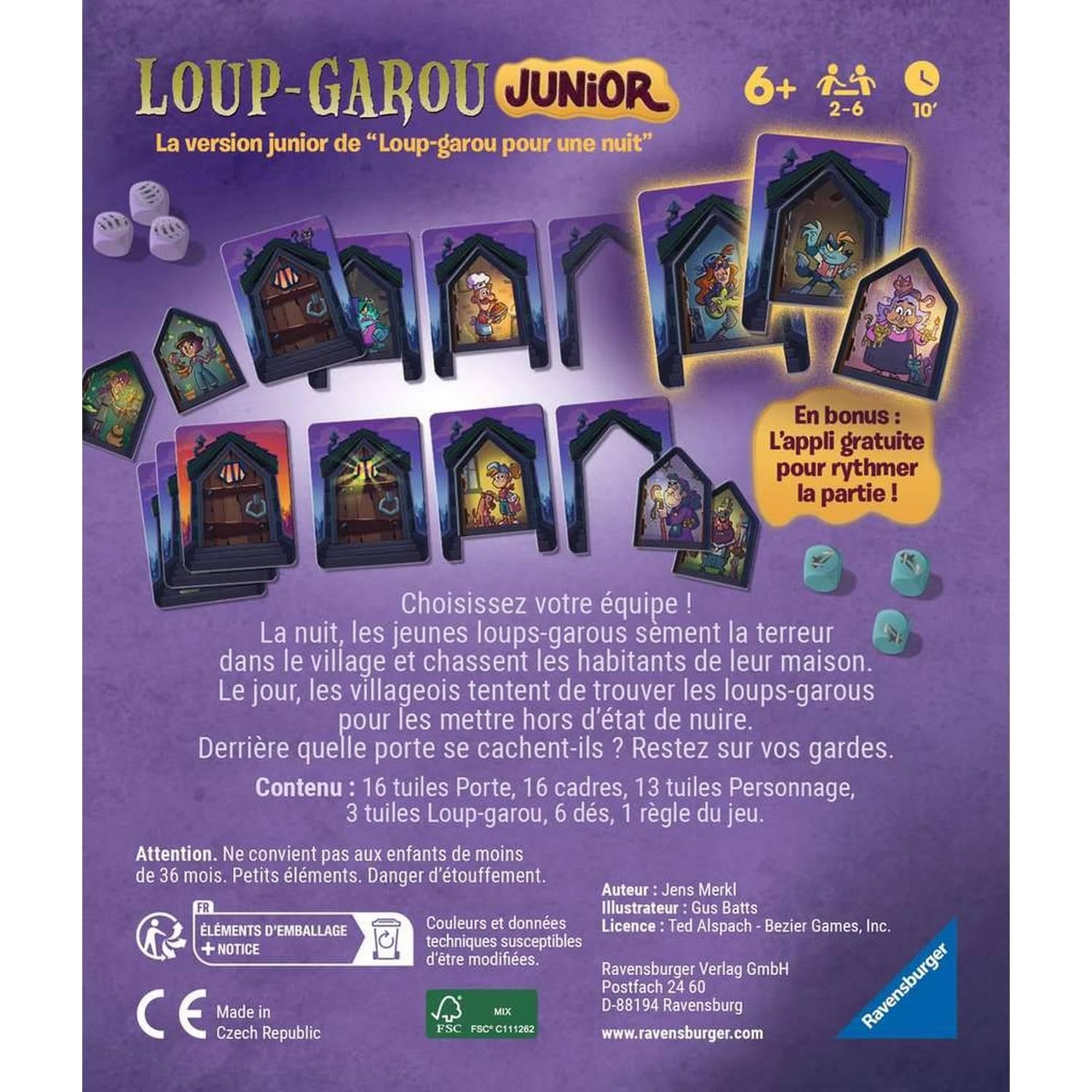 Acheter Loup Garou Junior - La Nuit des Jeunes Loups - Ravensburger