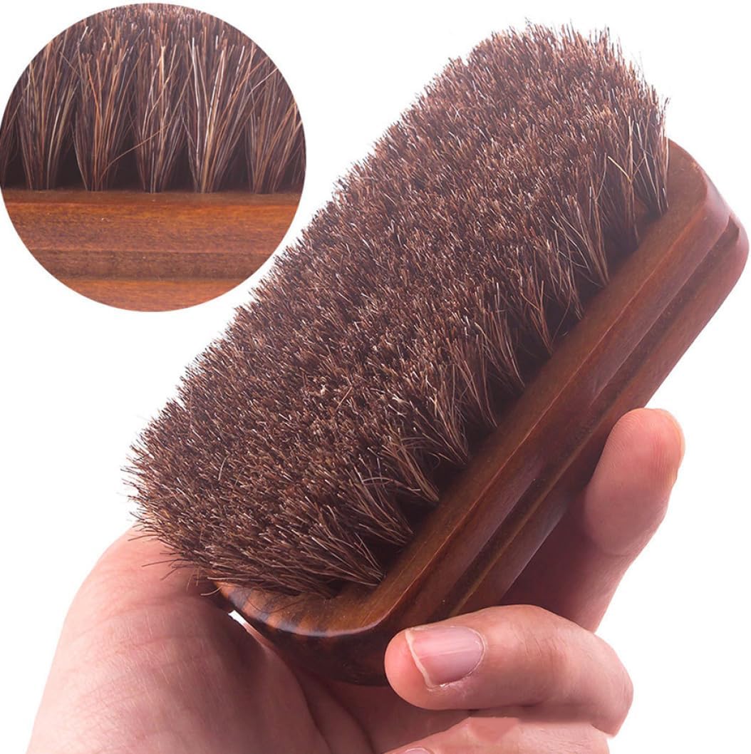minkissy 5pcs Male Beard Brush Handle Multi-use Horsehair Bristle Brush for Grooming Shaving and Styling Facial Hair for Barbershops and Gentlemen Grooming Rituals