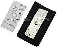 Vista 3 de RIVERWELD Juego de Calibradores de Soldadura de Filete de 7 Piezas Calibrador MG-11 Rl Calibradores de Profundidad Prueba de Inspección de Soldadura