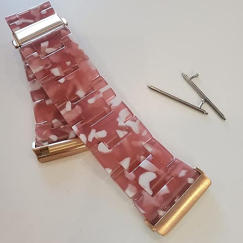 Miniatura 3 de DSAAplus Compatible con Fitbit Versa4Sense2Versa3Sense, VersaVersa 2Versa LiteVersa SE, correas de resina de repuesto para reloj inteligente para