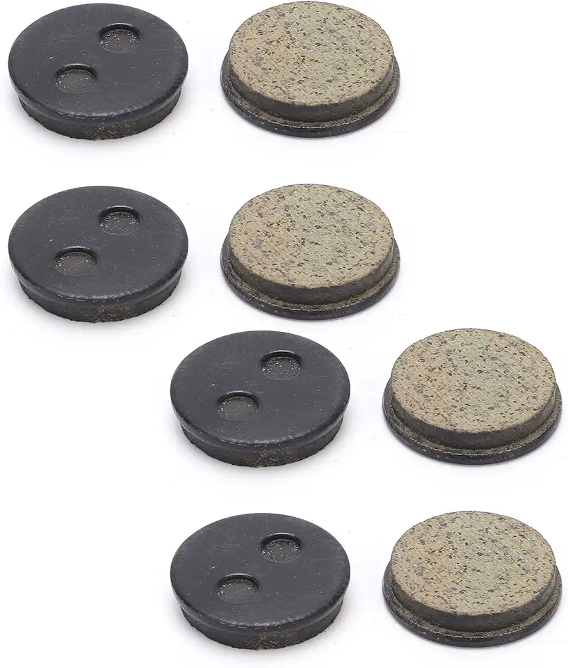 Pastilhas de freio a disco de bicicleta, material semi-metálico de resina para resistência ao desgaste por dissipação de calor, silencioso e leve de alto desempenho, com fácil instalação, para