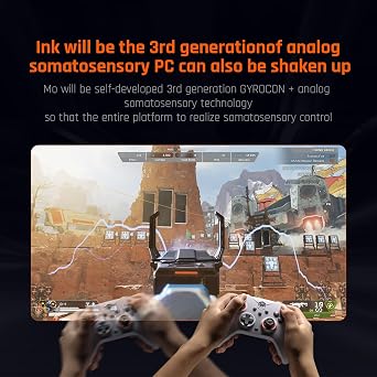 PC Controller, BIGBIG WON Gale Wireless Controller, Motion Aiming, Hall Effect Triggers, 4 Custom Buttons, Application, Game Handle for Switch/PC/iOS/Android, with Charging Stand