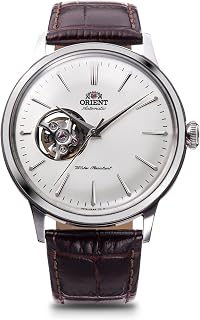 [オリエント]ORIENT Bambino バンビーノ 自動巻き腕時計 機械式 オートマティック 国内メーカー保証付 オープンハート RN-AG0005S メンズ ホワイト シルバー