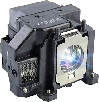 CTBAIER ELP-LP67 for EPSON powerLite Home Cinema 710HD 750HD EX7210 EX3210 EX3212 EX5210 H429A VS210 VS220 1221 1261W EB-S02 500 EB-S02 EB-W12 V13H010L67 Replacement Projector Lamp Bulb
