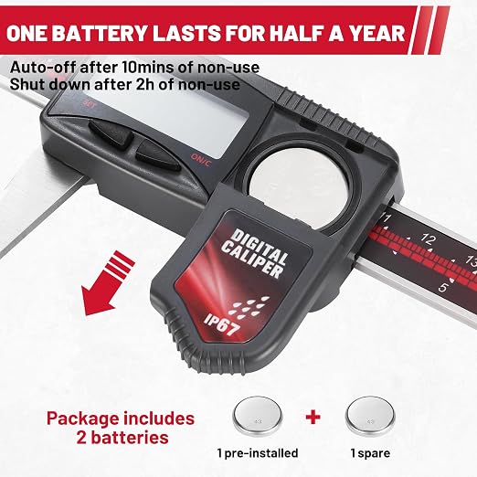 Calibrador Digital IP67, Rango 0-6 pulgadas miniatura 7