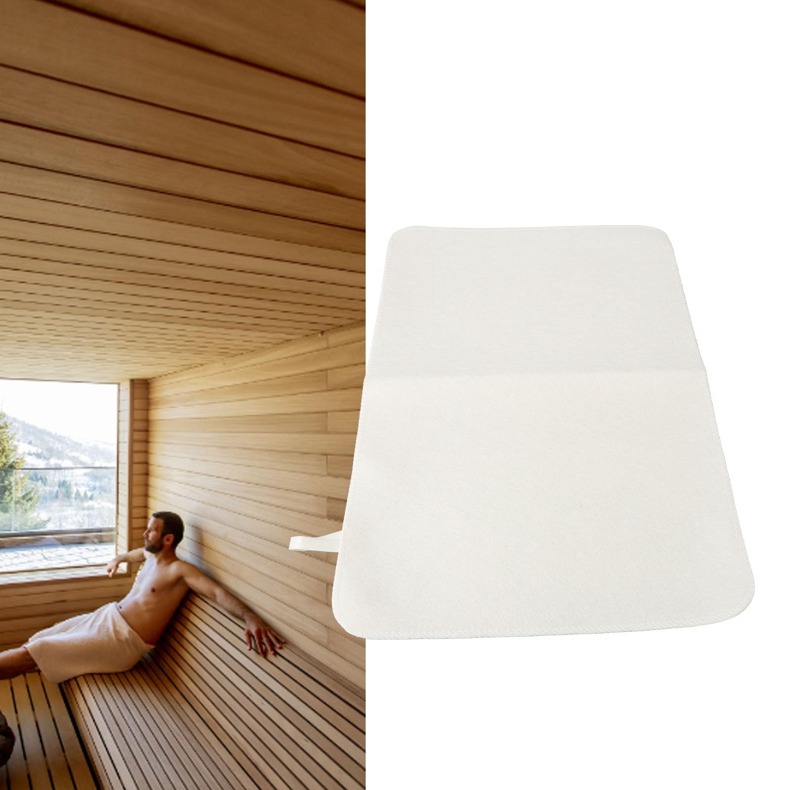 Kikumi Tapis D'isolation Thermique De Spa D'absorption D'eau De Coussin De Sauna De Feutre Pour La Salle De Douche De Maison De Bain De Sauna