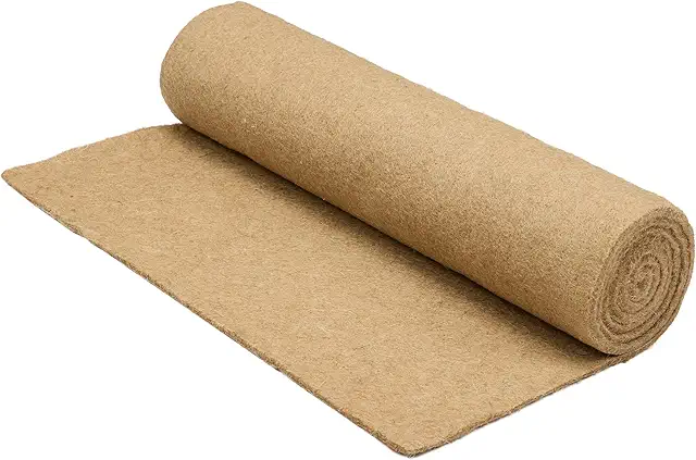 Rouleau de toile de jute pour paillage naturel 1000 g/m² - 0,50x1,50 m