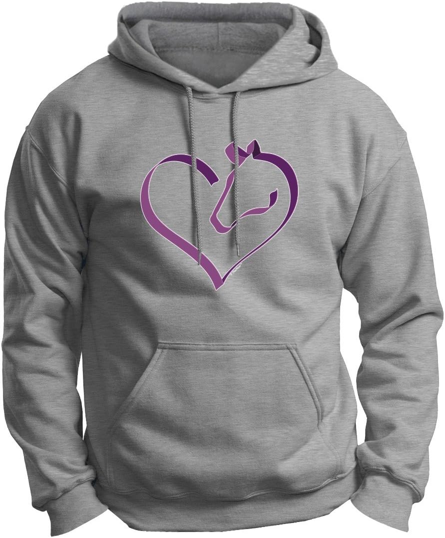 Horse Lovers Gifts Horse Heart Equestrian Gifts Premium Hoodie Sweatshirt