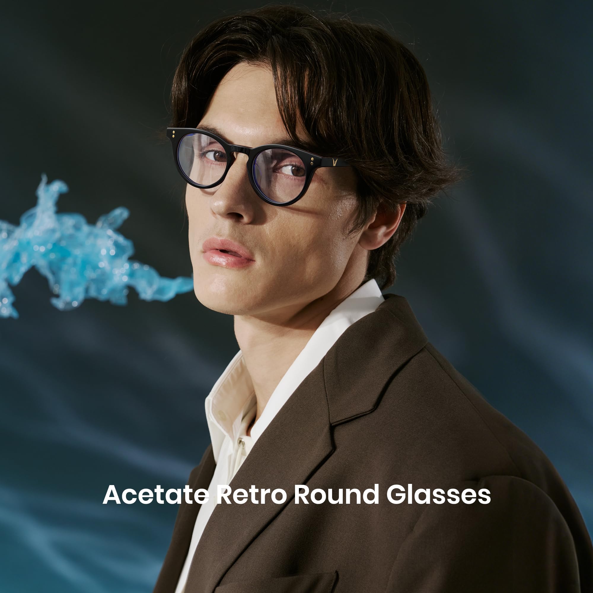 Cyxus Blaulichtfilter Brille Ohne Stärke Herren Damen Mode Computer Schutzbrille Bildschirmbrille Gaming Brille 8326