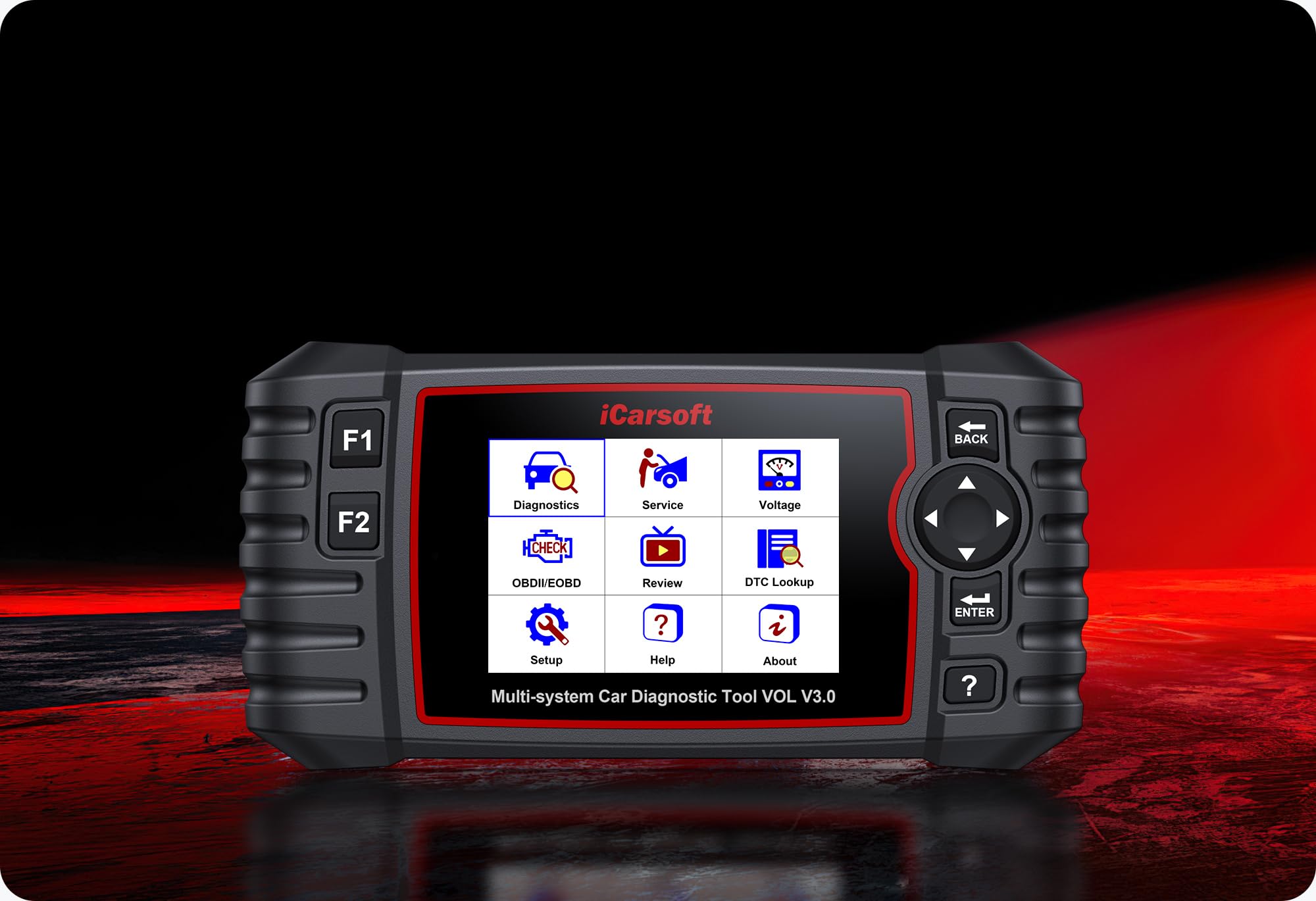 iCarsoft VOL V3.0 – Professionelles Diagnosegerät für Autos, kompatibel mit Volvo und Saab