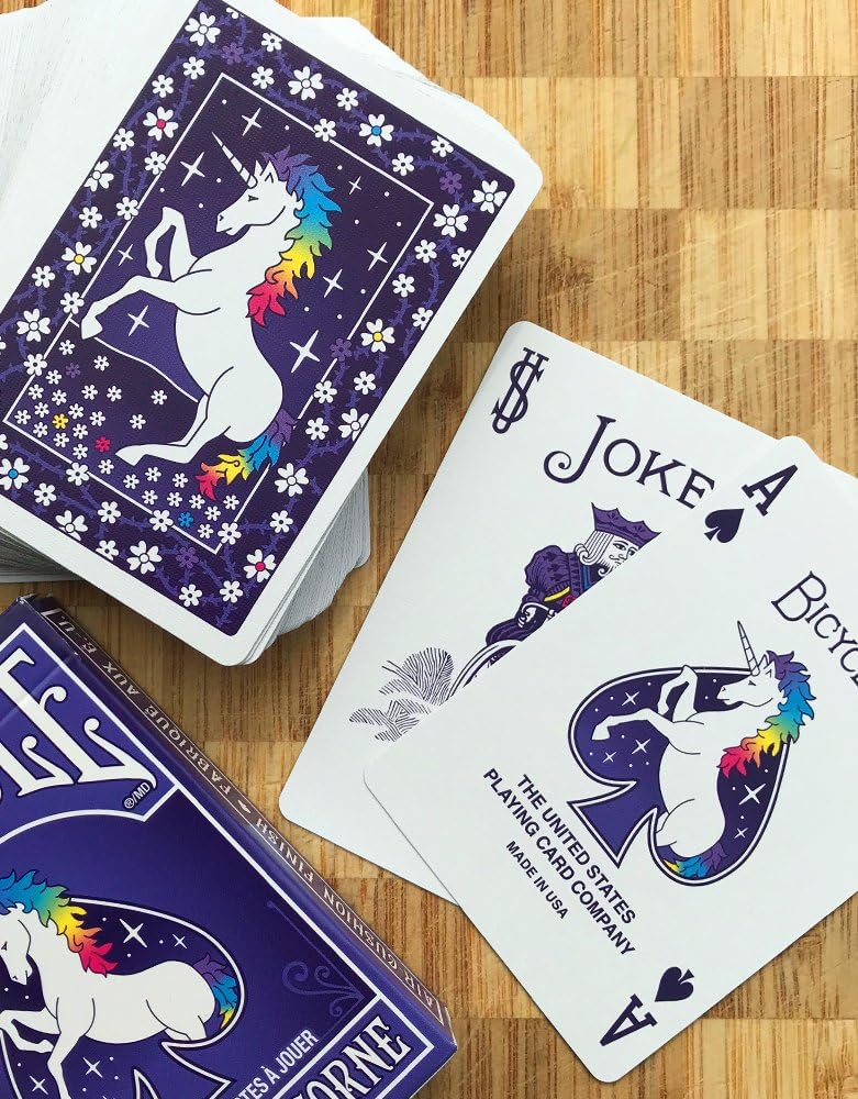 Bicycle Unicorn Playing Cards : Toys & Games