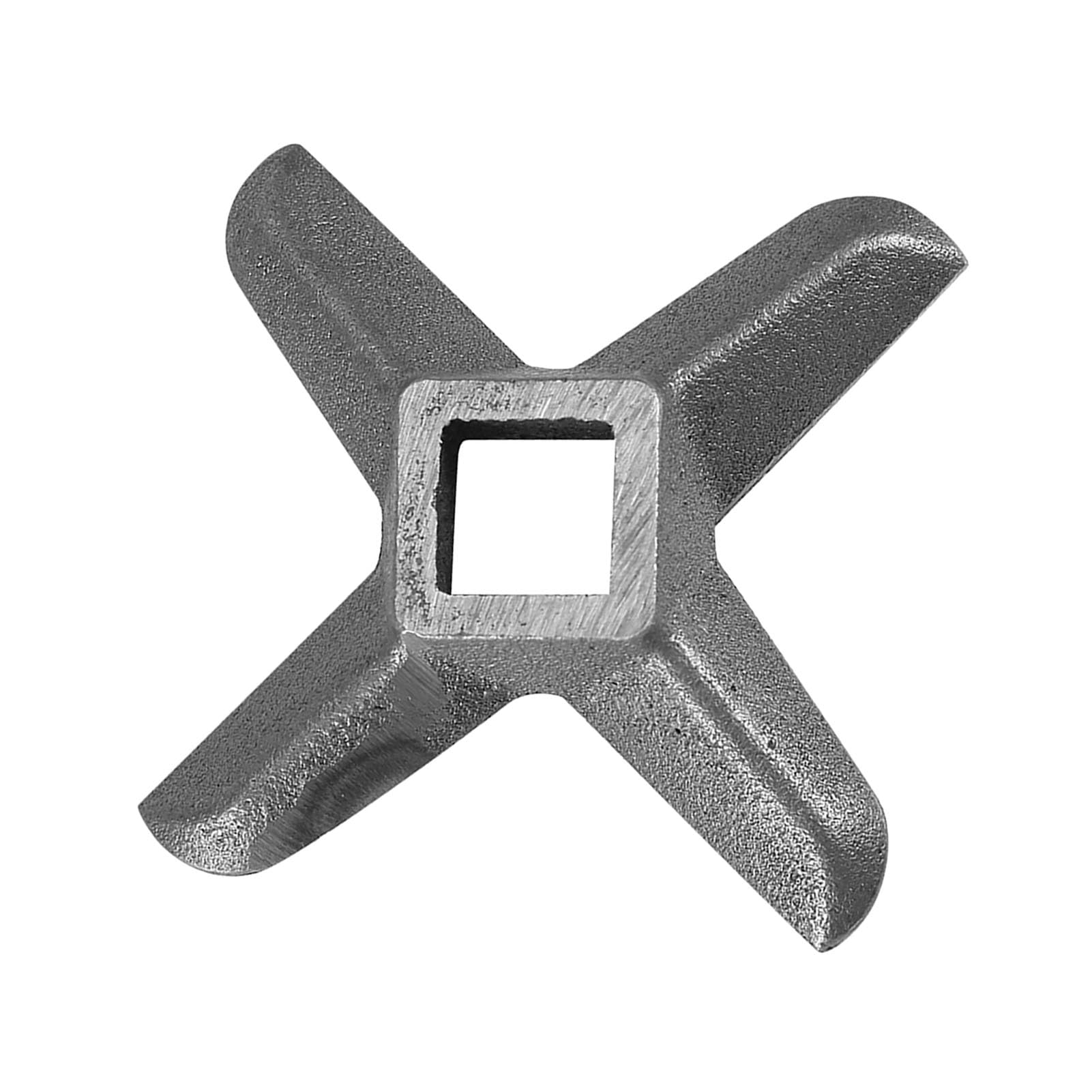 Cocoarm Cuchilla para Picadora de Carne de Acero en Forma de Cruz, Pieza de Repuesto para Batidora de Pie, Picado Rápido y Eficiente, Adecuada para Salchichas Caseras (N° 32)