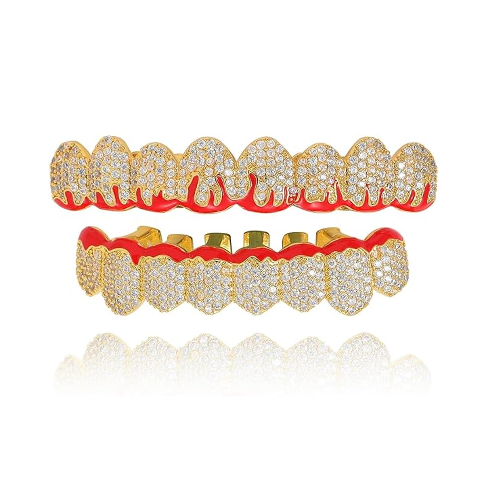 Decoración dental removible con diamantes de imitación brillantes 8