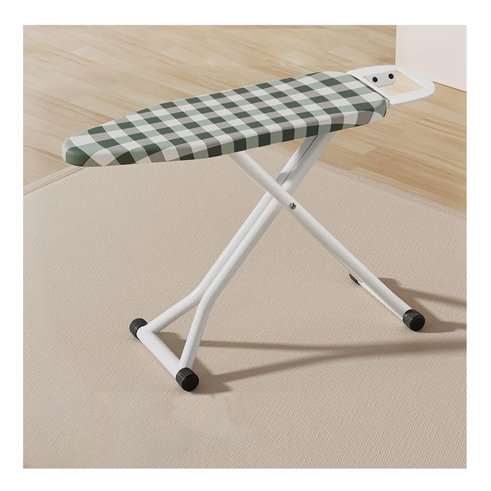 Pobbycrafm Height Adjustable Ironing Boards Large Ironing Board Folding Ironing Board Space-Saving Steam Generator Ironing Boards Green