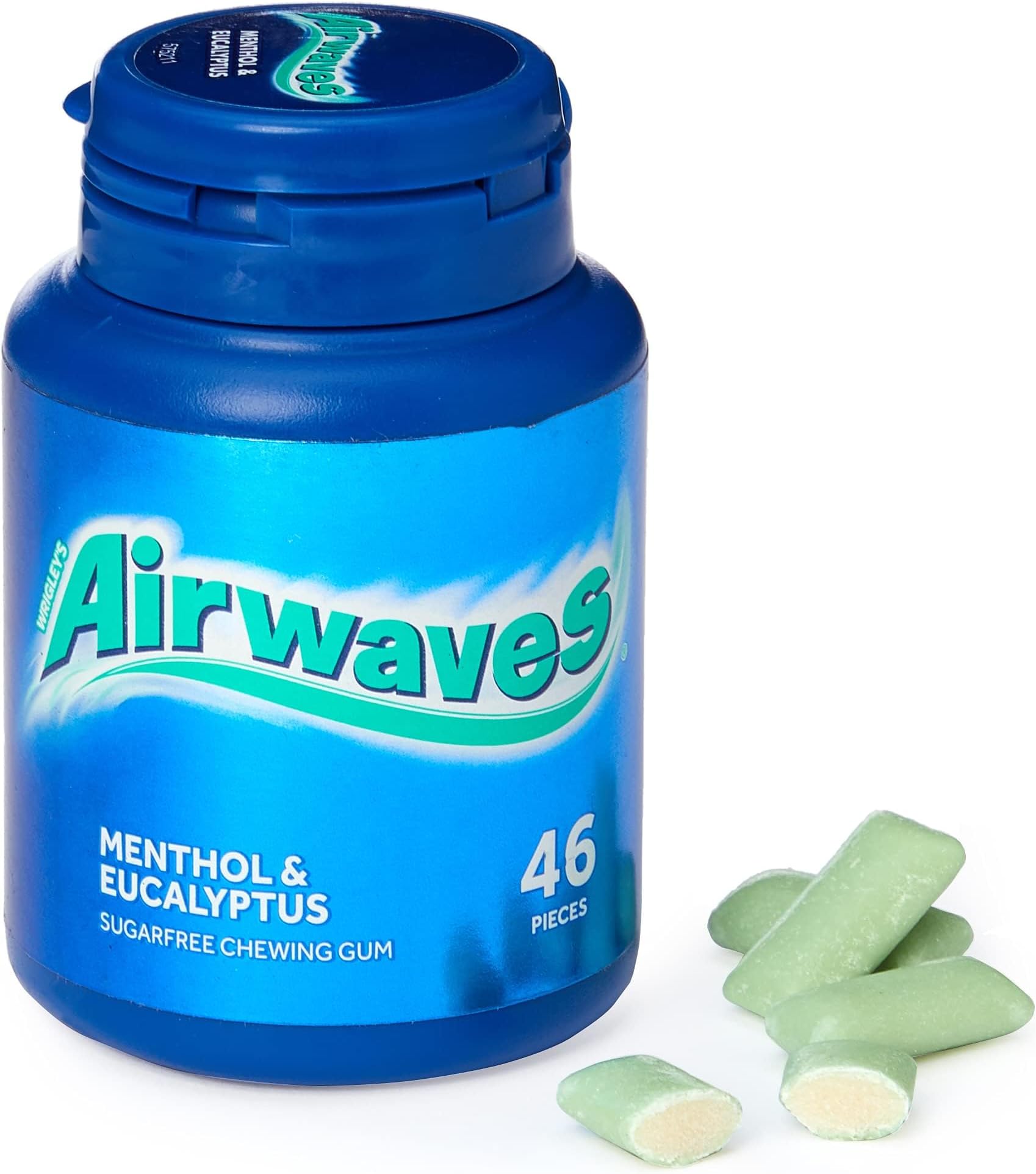 Wrigley's Airwaves Menthol And Eucalyptus Bottle, 64 g