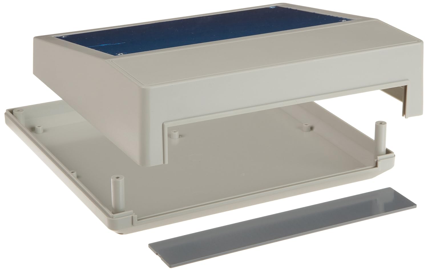 BUD Industries PC-11493 Plastic Style F Box 9 L x 8.5 W x 1.98 D, Natural