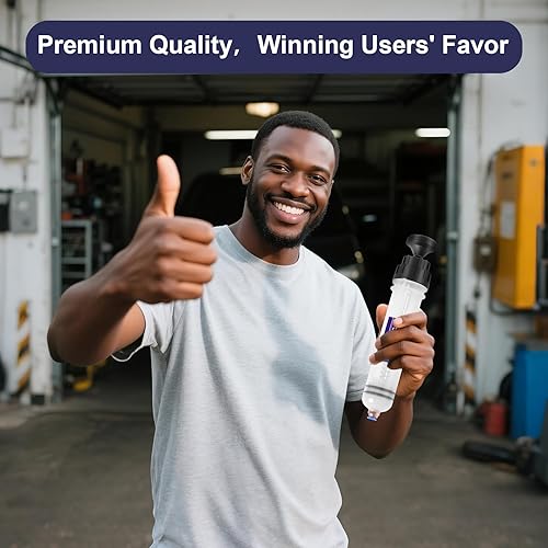 Miniatura 3 de Bomba extractora de fluidos, extractor de aceite manual para automóviles, vehículos todo terreno y cortacéspedes - Bomba de transferencia de aceite