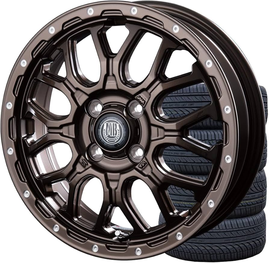 Amazon | 12インチアルミホイールタイヤセット 軽トラ 軽バン