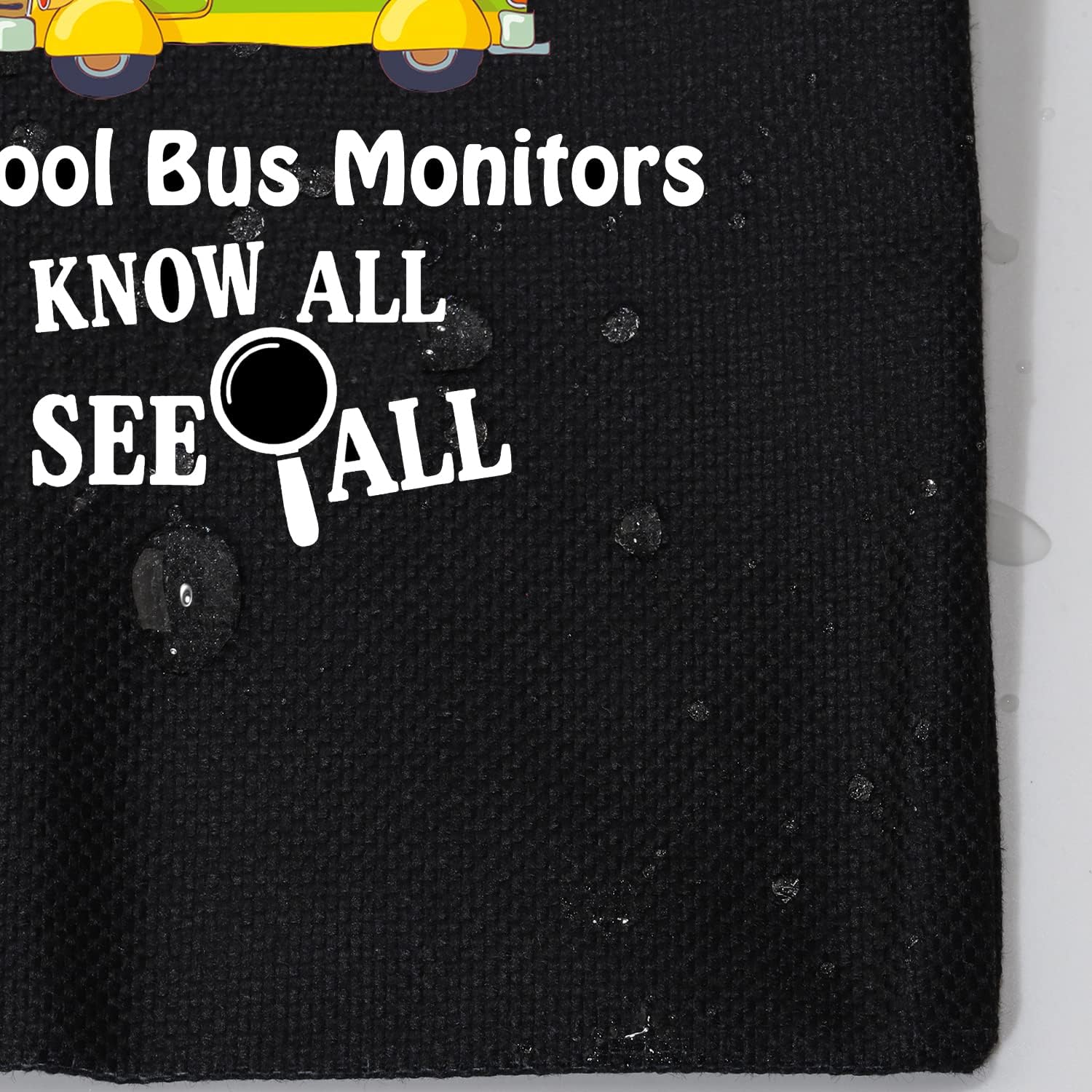 MBMSO School Bus Monitor Tote Bag School Bus Monitors Know all See all Bag Bus Driver Appreciation Gifts Shoulder Bag - Image 6