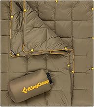 KingCamp ブランケット キャンプ マルチブランケット ひざ掛け 防寒 耐久 軽量 コンパクト 撥水加工 丸洗い可 収納ケース付き アウトドア テント泊用 登山 キャンプ 車中泊 オフイス 自宅 冷房対策