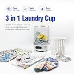 Portable Mini Washing Machine | Compact Deep Cleans Underwear, Baby Clothes, Small Laundry | Spin-Dry & UV, 3 Liter Capacity/4000 mAh Battery, Type-C