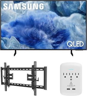 Samsung 50" Q8F QLED 4K Smart TV with Walts Mount & Surge Protector