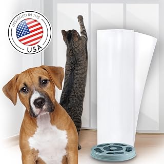 Pet Nest Door Protector from Dog Scratching - Invisible Dog Scratch Door Protector [118in x 8in] - Anti Cat Scratch Furniture Protector - Pet Scratch Protector for Door, Wall & Furniture