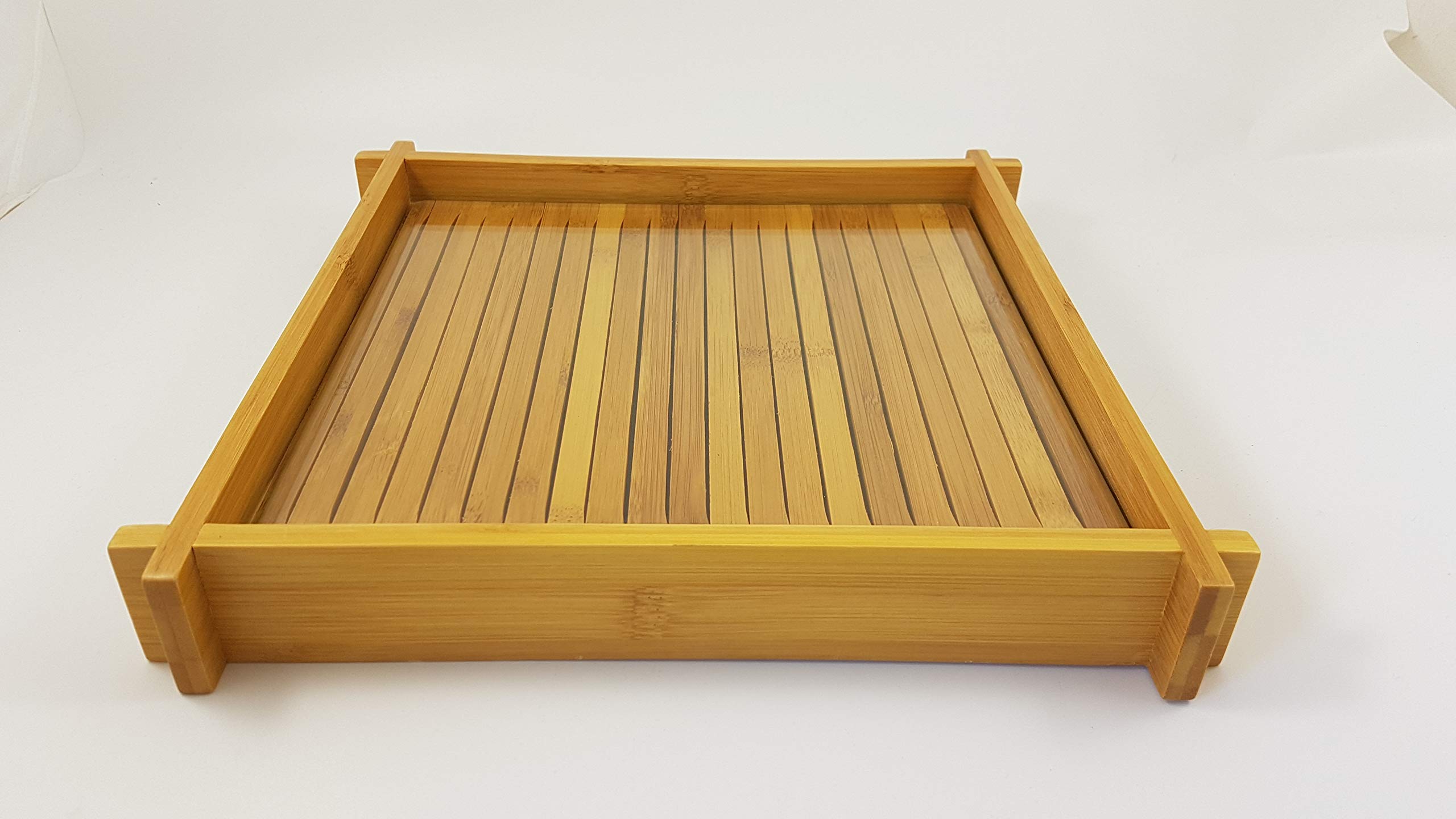 1a PartyLite P90087 Bamboo Candle Bowl