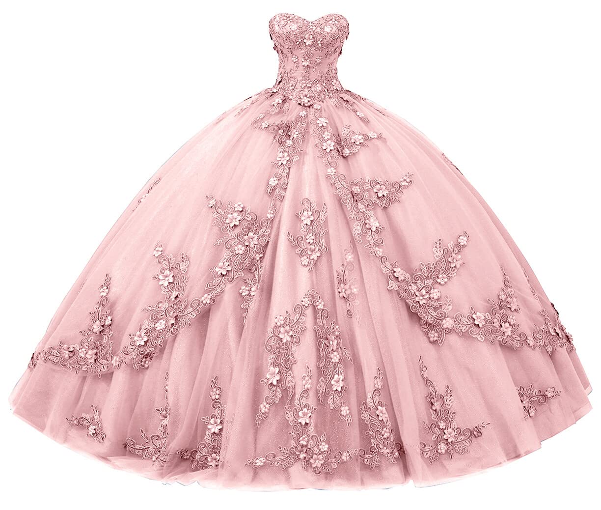 Strapless Corset Sweetheart Quinceanera Dress