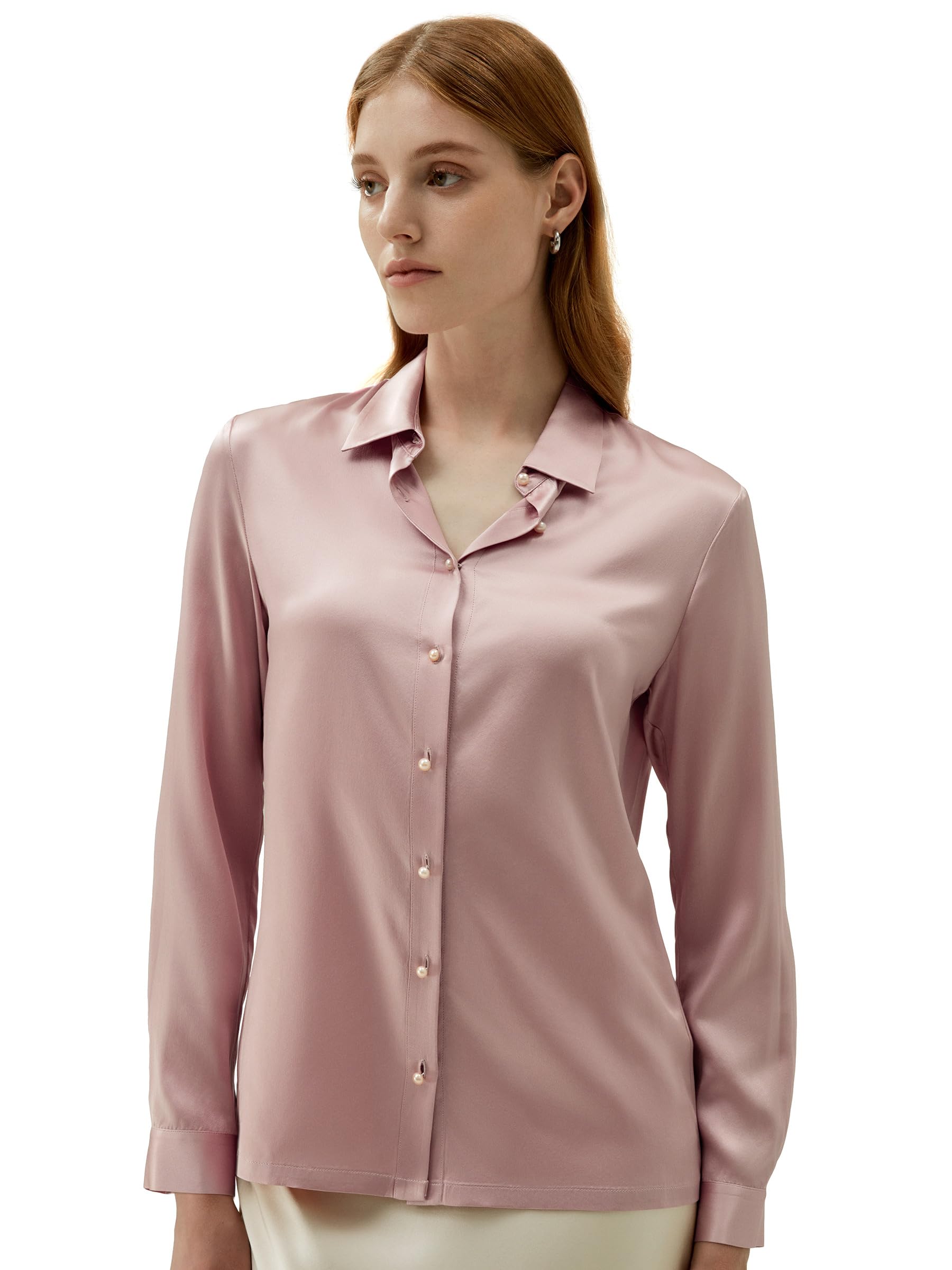 LilySilk Silk Button Down