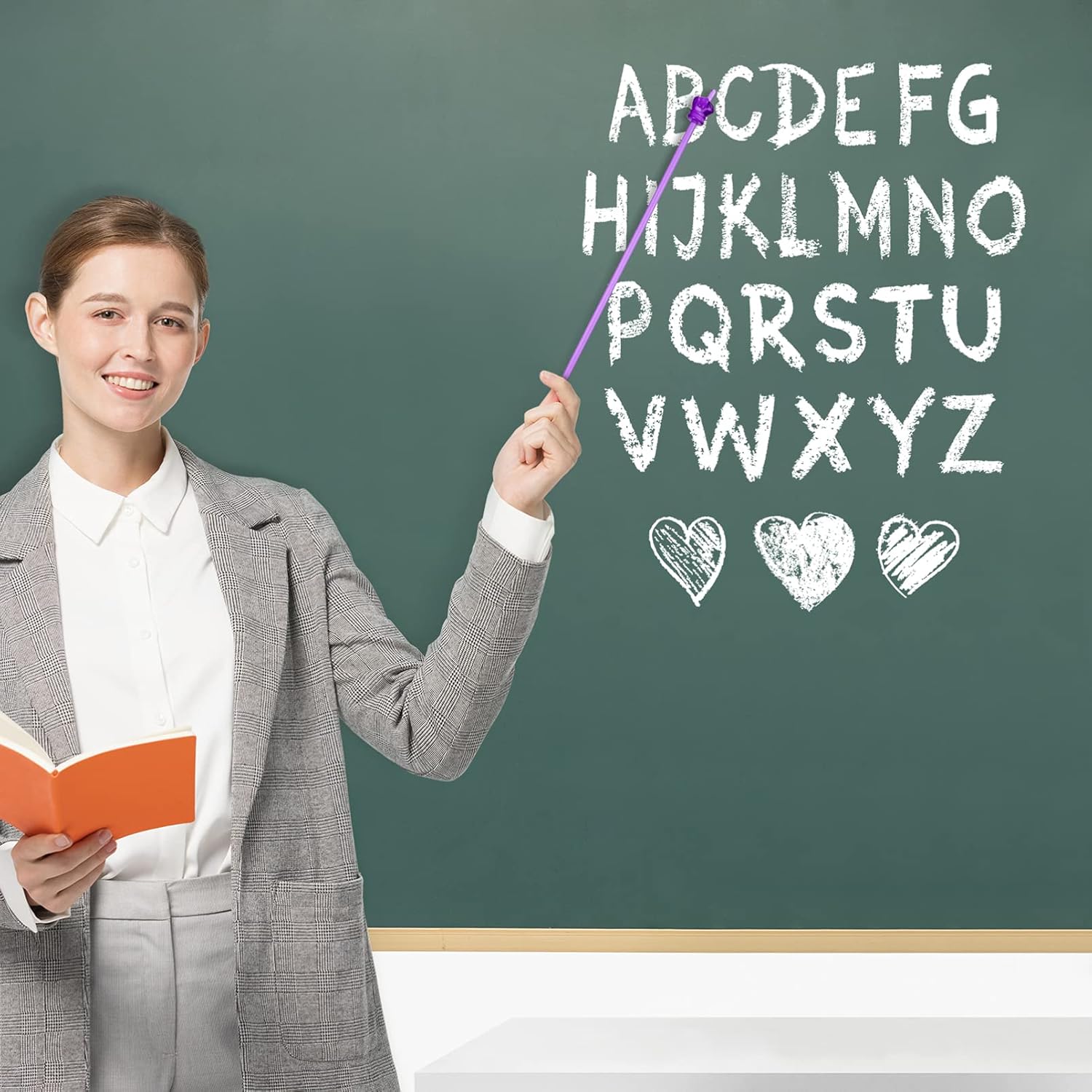 jojofuny 10Pcs Mini Hand Pointers, Teachers Pointer Classroom and Presentation Finger Pointer, Mini Teaching Pointer Stick : Office Products