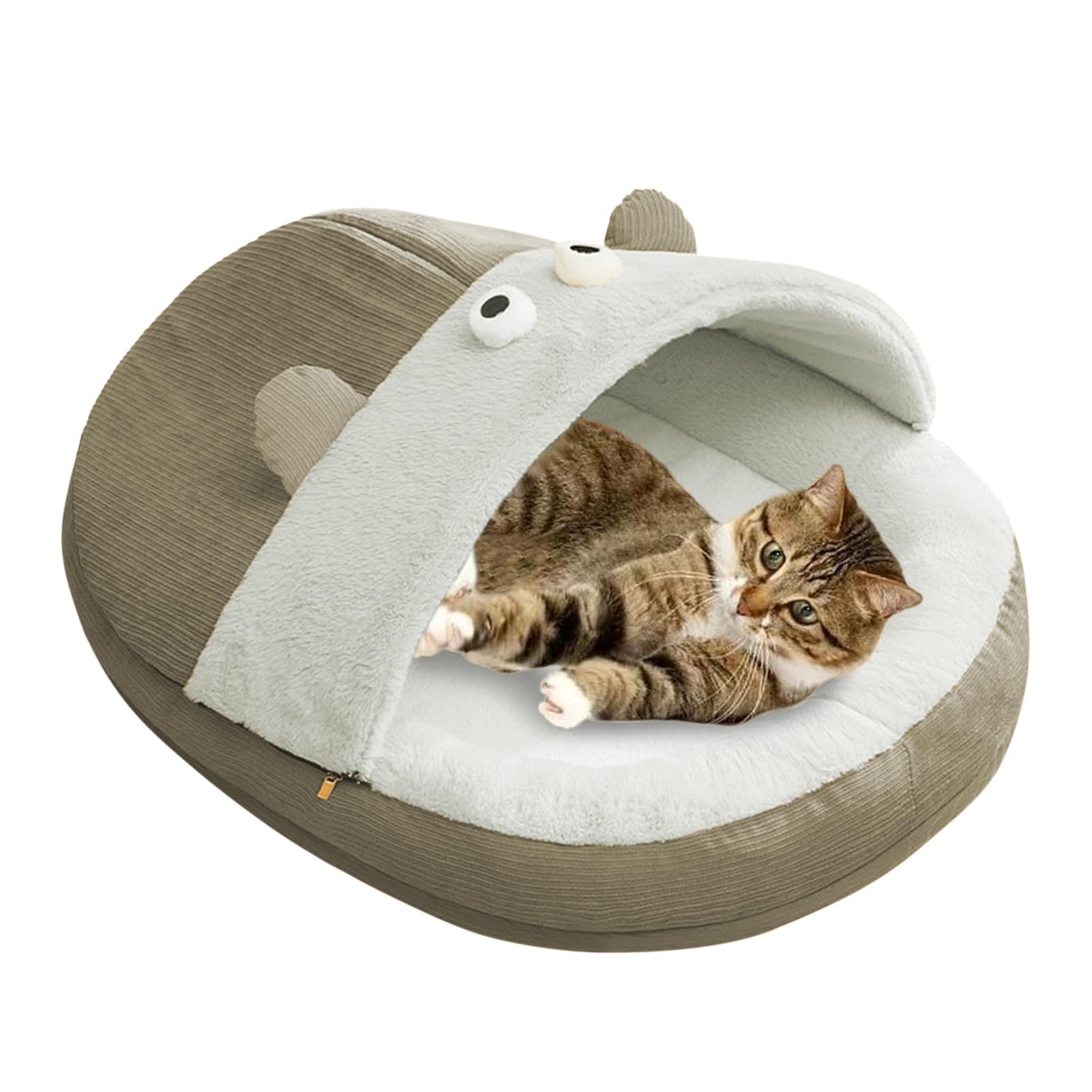Lit couvert pour chat et petit chien chausson chaud design pour cage et appartement