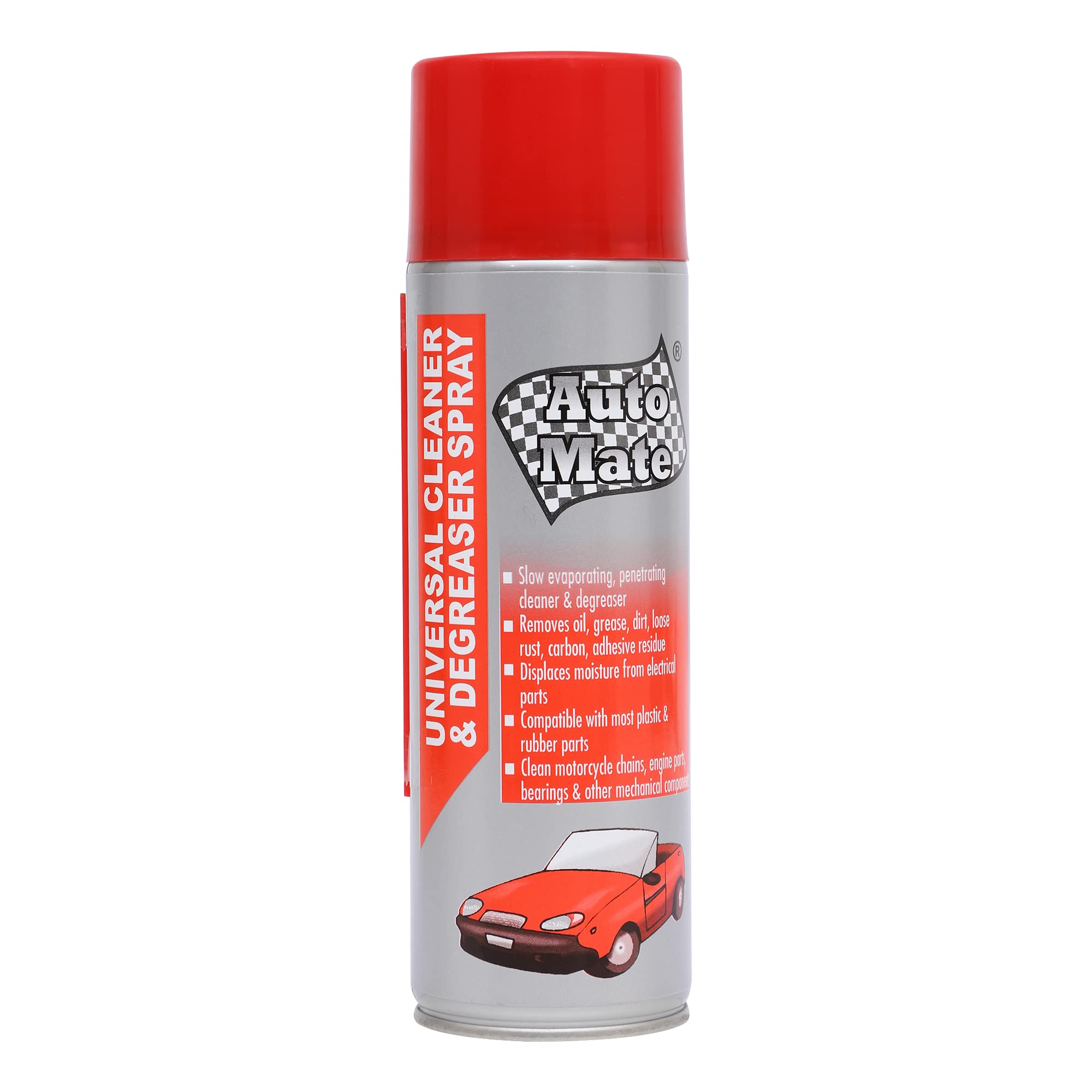 AUTO MATE AEROL Universal Cleaner & Degreaser Spray for Cars & Motorbikes, Grade 6700 (280g/402ml) | Car & Bike Care | Rust Remover | Lubricant Spray | Car Body & Bike Cleaner