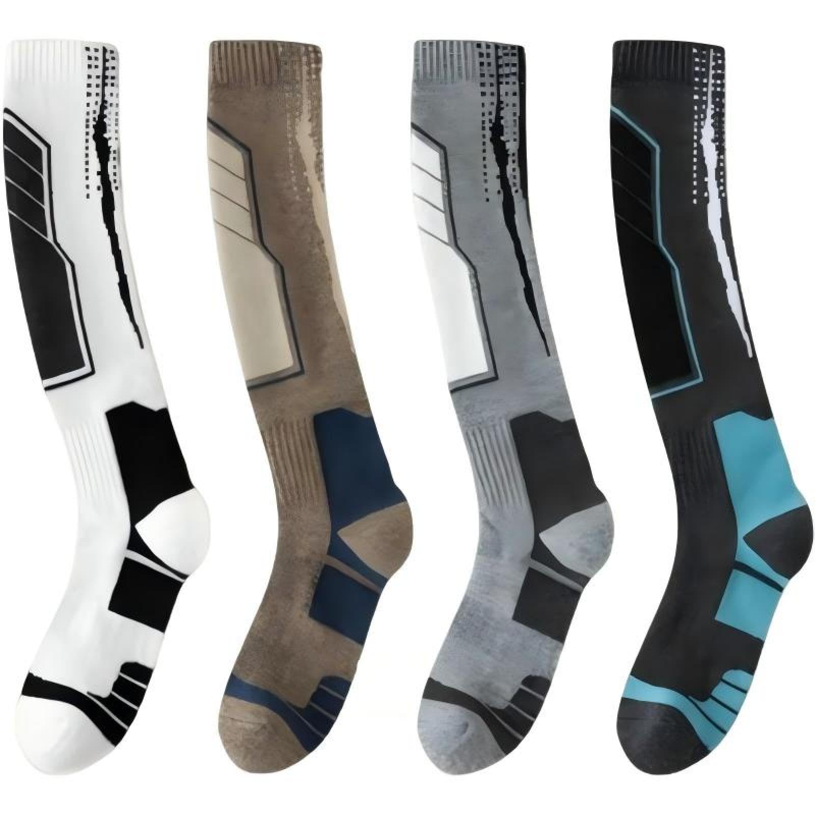 Herbst-Und Winter-Sportsocken Für Jungen,Studenten Hochgeschnittene Kompressionssocken Für Fitness Und Laufen,Verdickte Lange Socken,Winddichte Socken