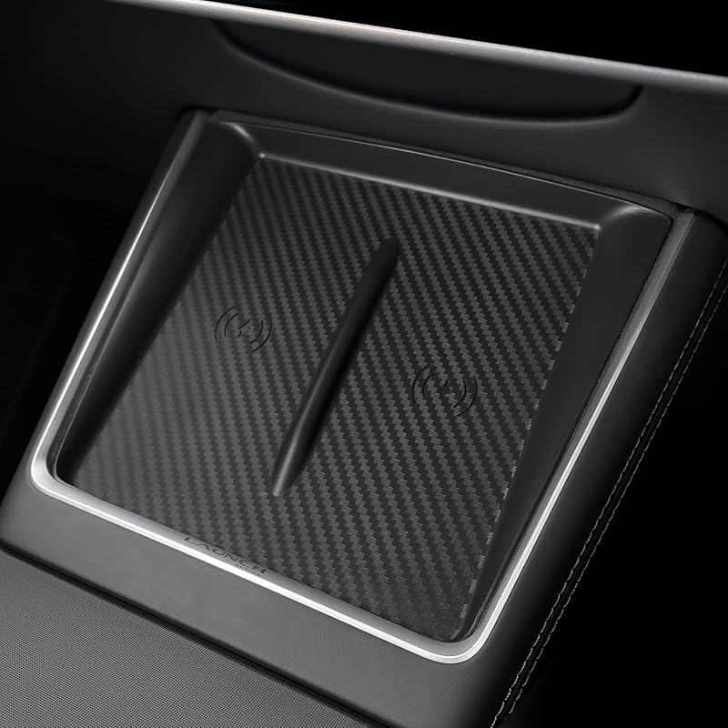 Capa de Silicone para Base de Carregamento sem Fio Tesla Model Y Juniper 2025–2026 Preta ernica