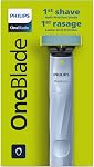 Philips OneBlade Premier Rasage, Système de Rasage Électrique Hybride pour Adolescents avec Lame Anti-Friction, QP1324/20