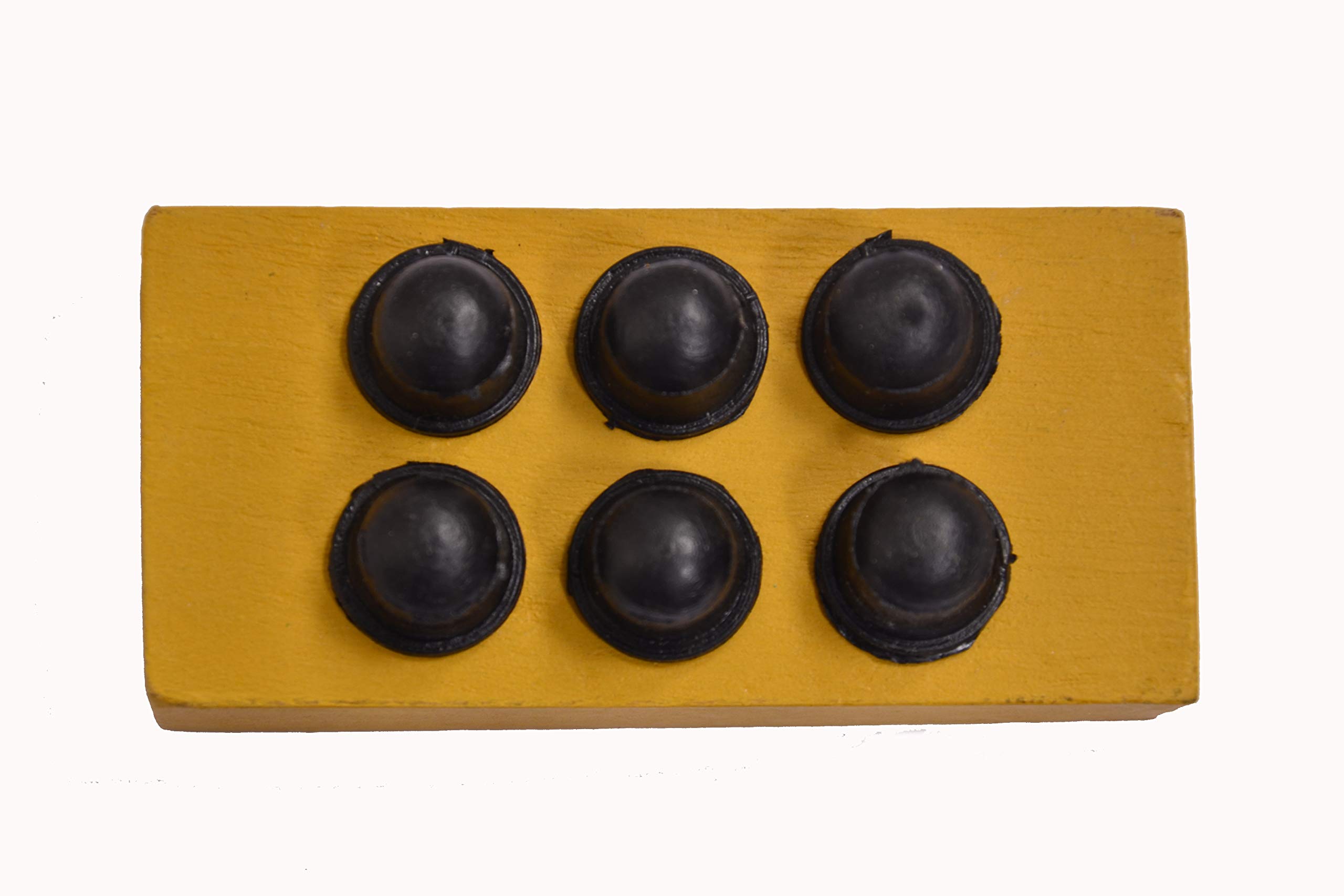 Advance Engineering Works Large Braille dots for Training Wooden in Multicolor Braille