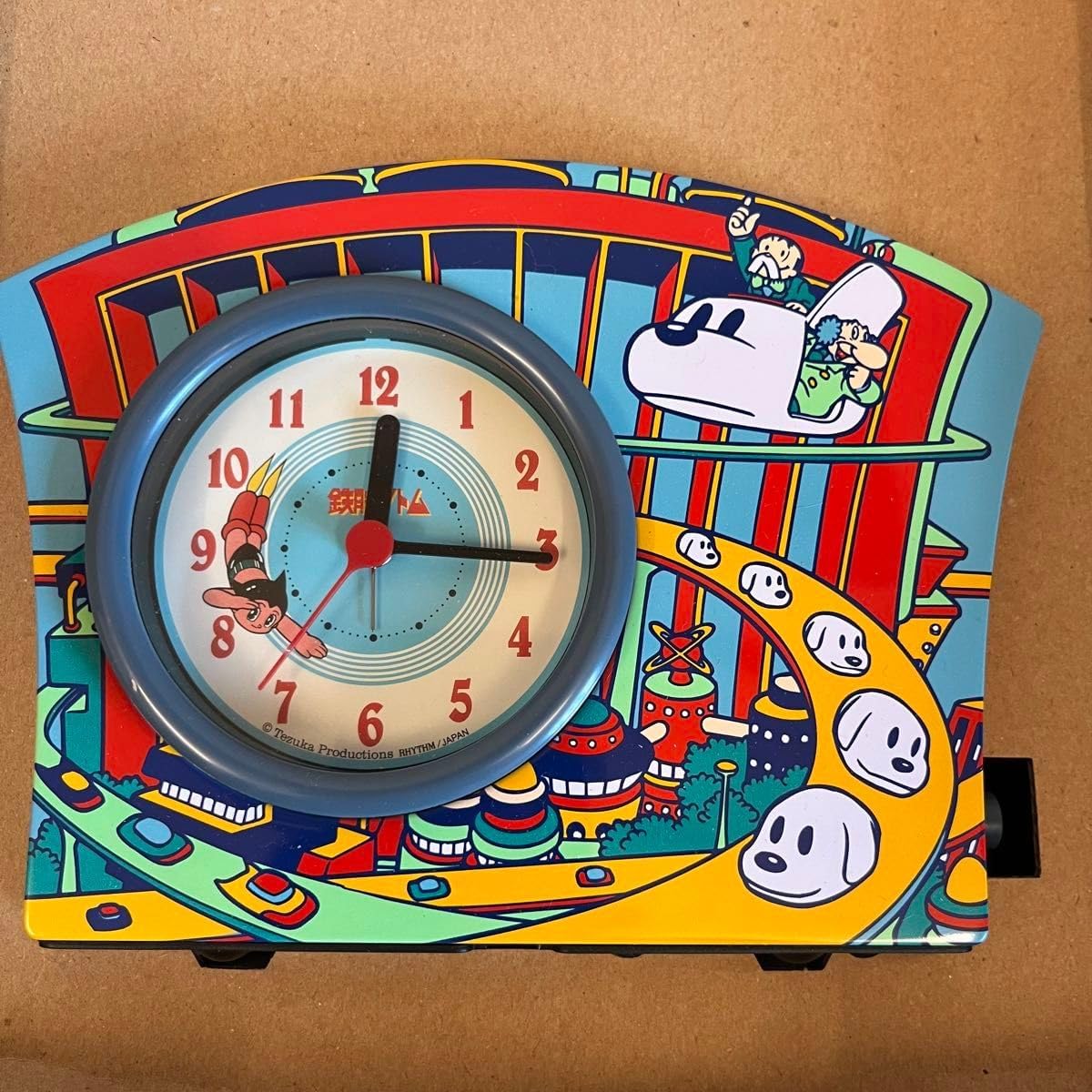 レトロ 鉄腕アトム 5000台限定！ ブリキ オルゴール 目覚まし時計 鉄腕
