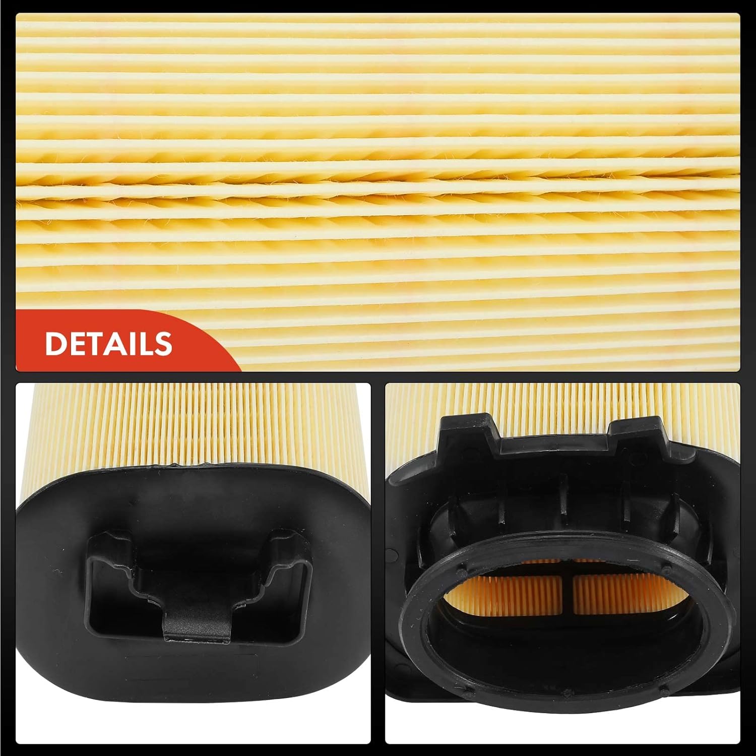 A-Premium Engine Air Filter Compatible with Infinit Q50 2016-2018, Q60 2017-2017 & Mercedes-Benz E200 2014-2021, GLC250 2017-2018, L4 2.0L