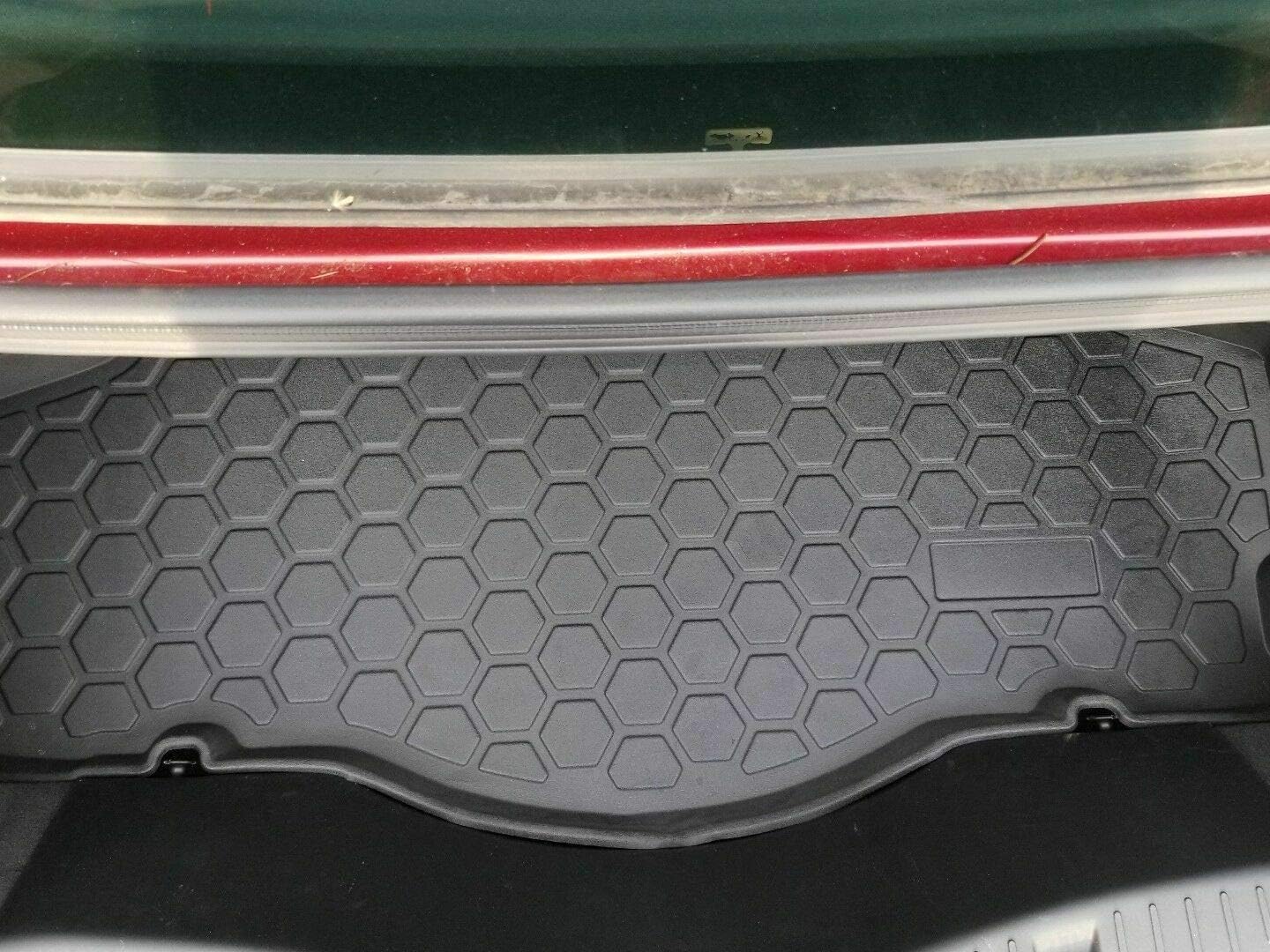 Cargo Liner - Trunk Mat for Lincoln MKZ 2013-2020 – Weather-Resistant Trunk Mats for Cars with Raised Lip – Non-Slip Car Trunk Mat Rubber – Easy to Install – Laser Pre-Cut Design