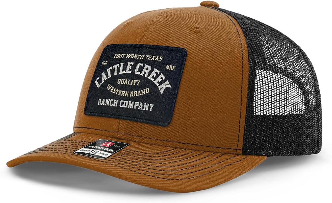 Cattle Creek Ranch Richardson 112 Trucker Hat - Structured Five and Six Panel Cattle Creek Ranch Richardson Premium Caps