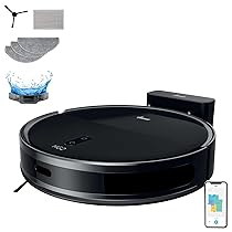 Hoover HG2 Robot Aspirapolvere e Lavapavimenti Hydro, Ultra-Sottile – Potente Aspirazione da 5000Pa, Pulizia sotto i Mobili, Navigazione Laser, Fino a 160 Minuti di Autonomia, (HG2Z30H)