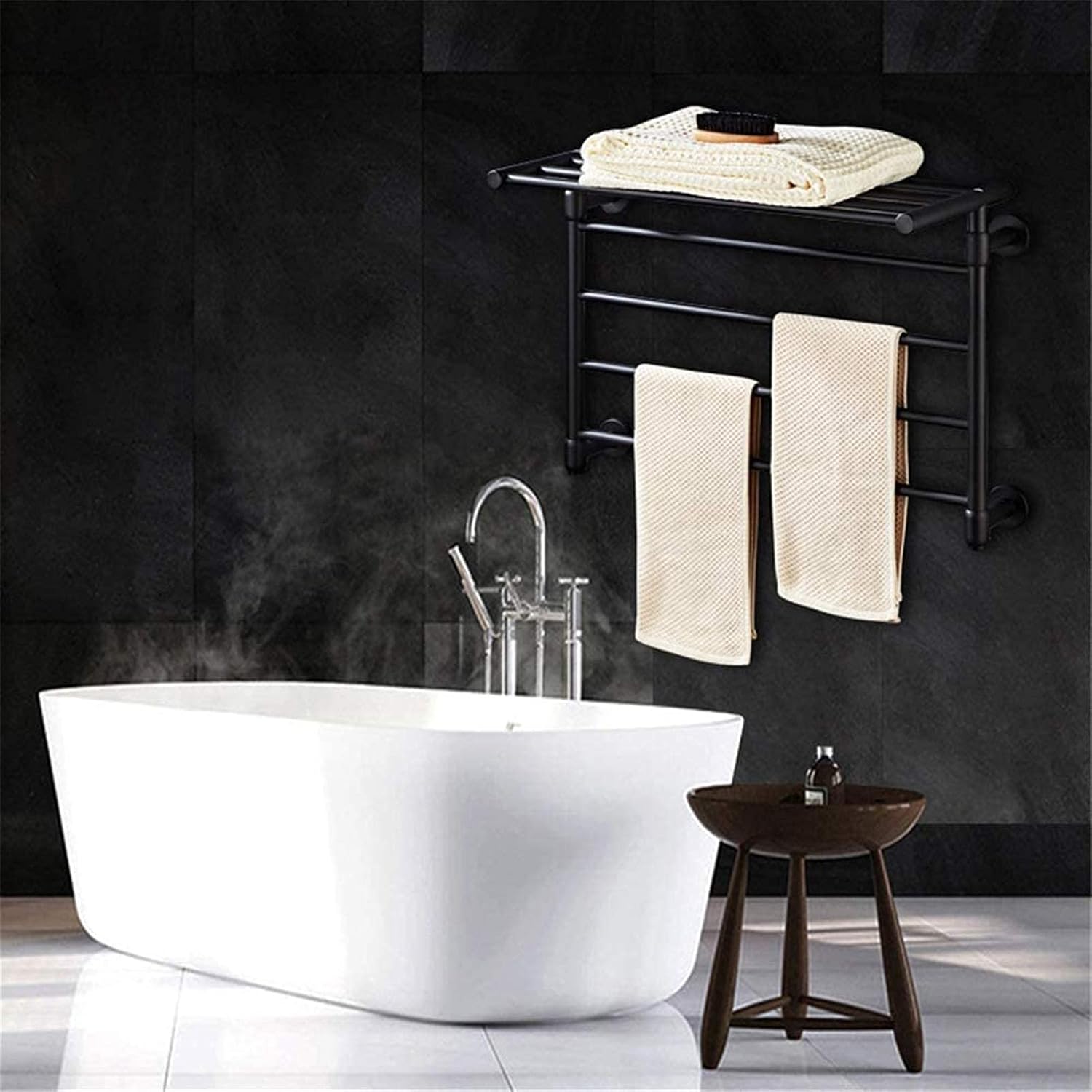 Towel Warmer, Electric Towel Rack, Bathroom Toilet Dryer Rack Towel, Smart Space Aluminum Towel Rack,Bath Towel Dryer image 3