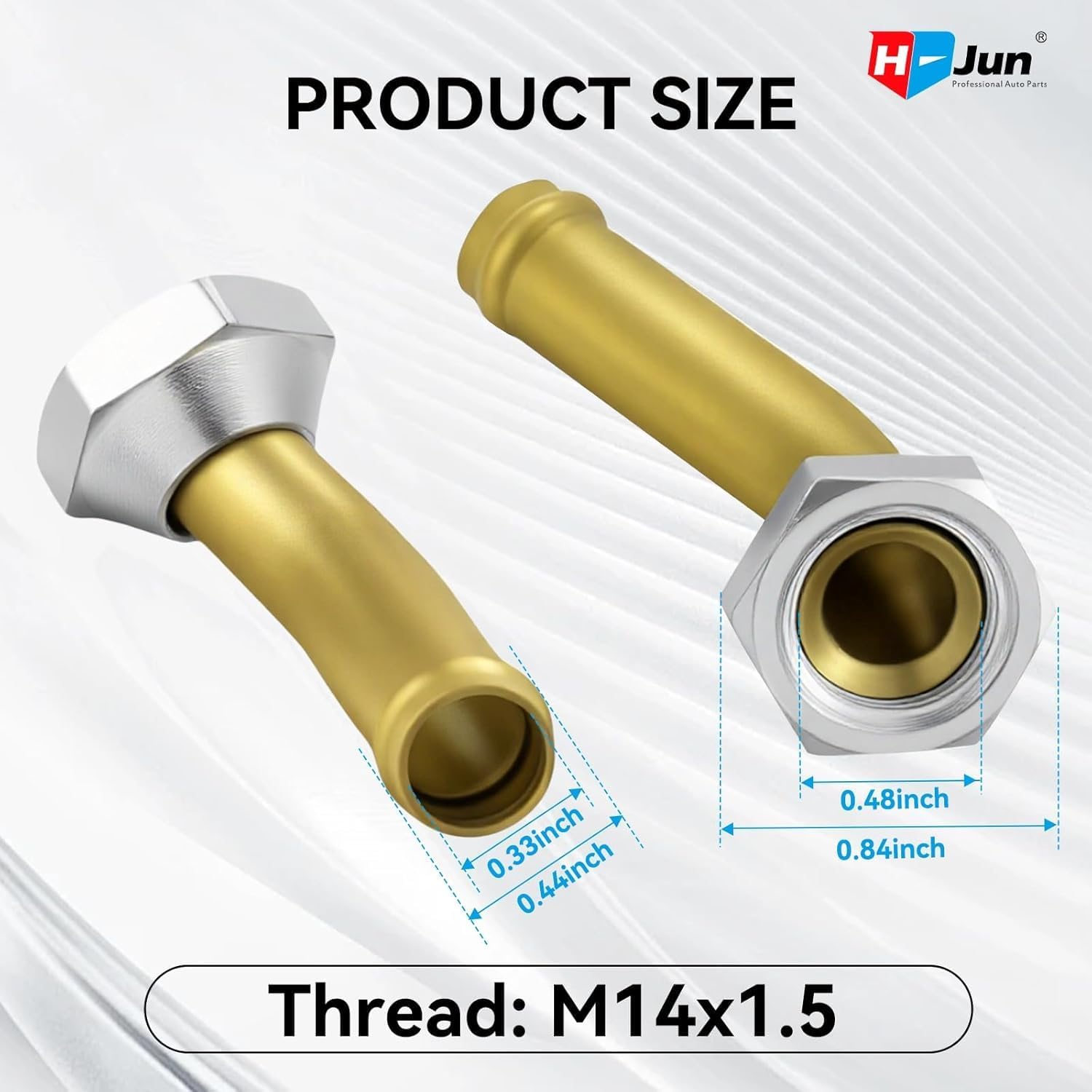 Engine Tansmission Cooler Oil Tube Connector Fitting Fits for Toyota Previa 2.4L 1991-1995, 2pcs Radiator Cooling Line Fittings