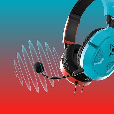 Turtle Beach Recon 50 Gaming Headset - Xbox Series X, Xbox Series S, Xbox One, PS5, PS4, PlayStation, Mobile & PC with 3.5mm - Removable Mic, 40mm Speaker, Red And Blue