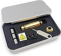 Vista 21 de 9mm/380ACP/40S&W/45ACP Cartucho de entrenamiento de disparo en seco con tapa de rosca integrada para entrenador de disparo en seco, haz de punto