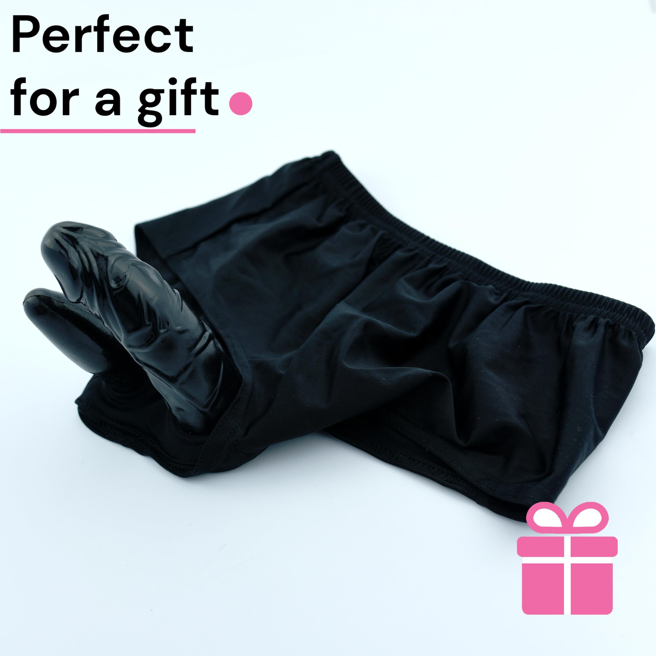best anal vibrators Strap-On-Slip mit Doppeldildo schwarz ❤️ online kaufen main image 1